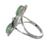 Southwest Sterling Silver Turquoise Ring Size 6-1/2 FX91537